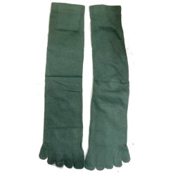 4-paires-de-Chaussettes-5-Doigts-vertes-foncées