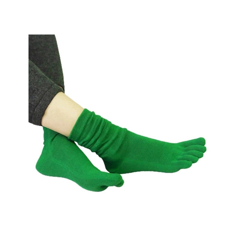 4-paires-de-Chaussettes-5-Doigts-vert-vif 4-paires-de-Chaussettes-5-Doigts-vert-vif