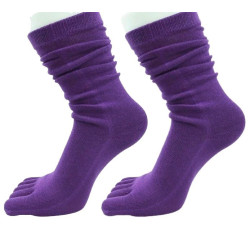 4-paires-de-Chaussettes-5-Doigts-violet