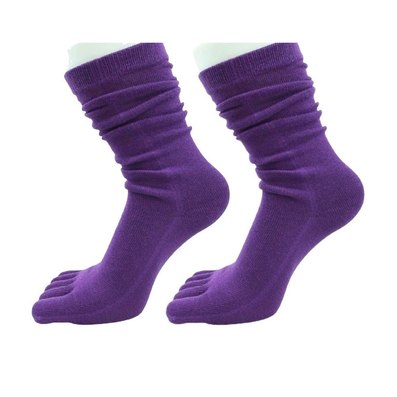 4-paires-de-Chaussettes-5-Doigts-violet 4-paires-de-Chaussettes-5-Doigts-violet