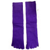 4-paires-de-Chaussettes-5-Doigts-violet-détail