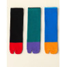 6 paires de chaussettes Tabis Assorties Bicolores