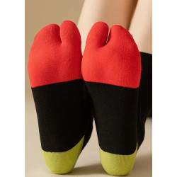 6 paires de chaussettes Tabis Assorties Bicolores