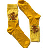 Chausettes-LEs-Petits-Caprices-COTON-bouquet-de-fleurs-impressionniste-entier