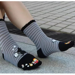 6 Paires de chaussettes 5 doigts Lapins amoureux