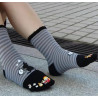 6 Paires de chaussettes 5 doigts Lapins amoureux