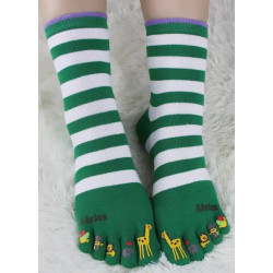 6 Paires de chaussettes 5 doigts Africa