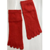 3 paires de Chaussettes 5 Doigts laine et coton