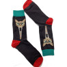 6 paires de Chaussettes chats cravates