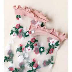 10 Paires de chaussettes crystal bouquet de pastel