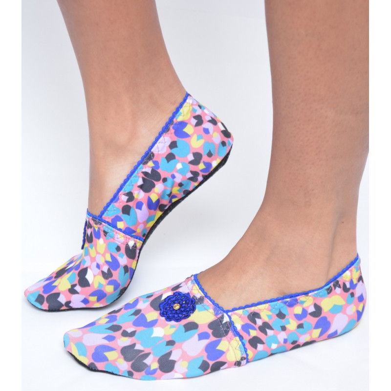 Chaussons-light-imprimé-les-petits-caprices-botty-dark-bleu-profil Chaussons-light-imprimé-les-petits-caprices-botty-dark-bleu-profil