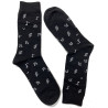 Chausettes LEs Petits Caprices Noires notes de musiques