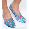 Chaussons-velours-imprimé-les-petits-caprices-catou-orange-avant