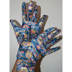 3 Paires de Gants Coréens Velvet Zelina Bleu
