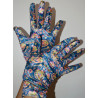 3 Paires de Gants Coréens Velvet Zelina Bleu