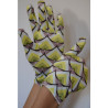 3 Paires de Gants Coréens Velvet Youki vert