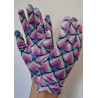 3 Paires de Gants Coréens Velvet Youki Bleu Violet