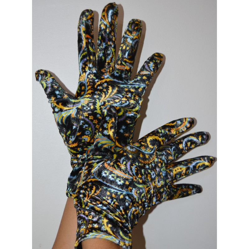 3 Paires de Gants Coréens Velvet Morgana Noir