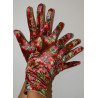 3 Paires de Gants Coréens Velvet Marilda Rouges