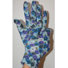 3 Paires de Gants Coréens Polaire Lucina Bleu