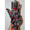 3 Paires de Gants Coréens Polaire lavina Noir rouges