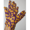 3 Paires de Gants Coréens Polaire Fleurs Ginko Vigne