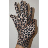 3 Paires de Gants Coréens Polaire panthère naturelle