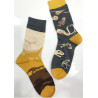 6 paires Chaussettes dinosaures fossiles  Asymétriques