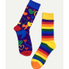 6 paires de Chaussettes Amour Asymétriques