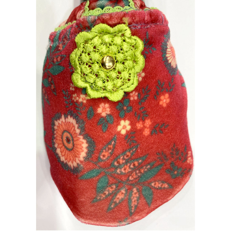 6 paires de chaussons velours Altai Vert Salade