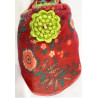 6 paires de chaussons velours Altai Vert Salade