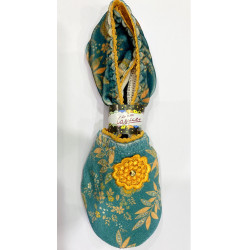 6 paires de chaussons velours Altai Jaune