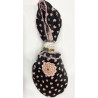 6 paires de chaussons velours Carina rose vintage