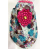 6 paires de chaussons velours Elisa Pink