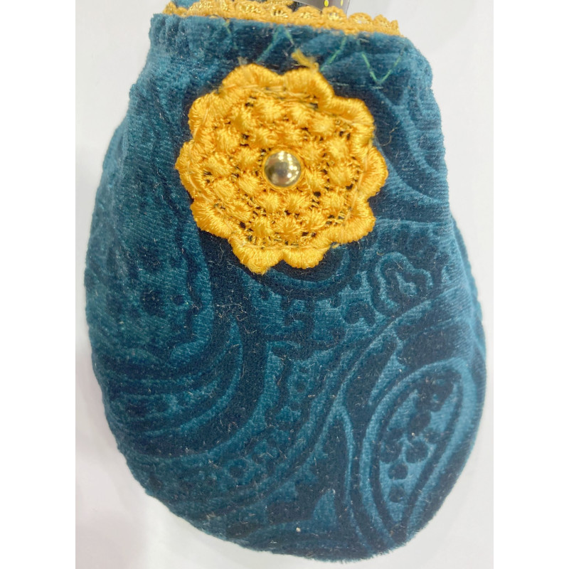 6 paires de chaussons velours Flor Jaune