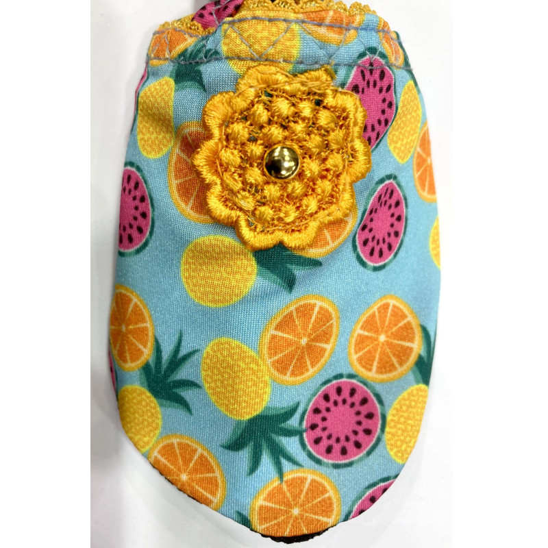 6 paires de chaussons light Fruitty Jaune