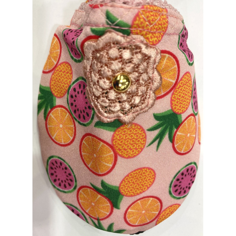 6 paires de chaussons light Fruitty pink vintage