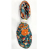 6 paires de chaussons velours Iris Orange