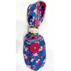 6 paires de chaussons velours Iris Pink