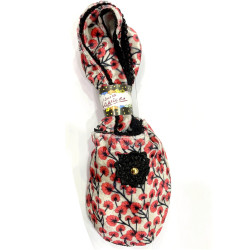 6 paires de chaussons velours Kyoto noir