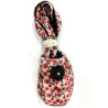 6 paires de chaussons velours Kyoto noir