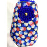 6 paires de chaussons Léger Bubble Dark Blue