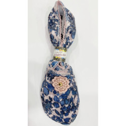 6 paires de chaussons Velours Okaido Rose pale