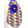 6 paires de chausson velours Square Dark Blue