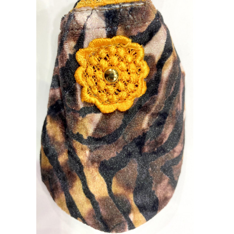 6 paires de chausson velours Tigris Jaune