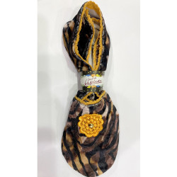 6 paires de chausson velours Tigris Jaune