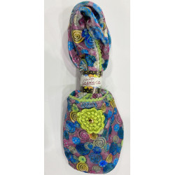 6 paires de chausson velours Sweety Green salad