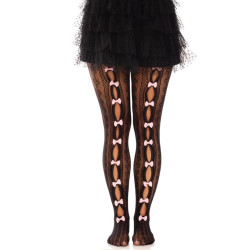 3 paires de collants Dentelle à rubans