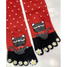 9 paires de chaussettes 5 Doigts Chats rigolos