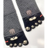 9 paires de chaussettes 5 Doigts Chats rigolos